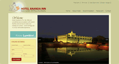 Desktop Screenshot of hotelanandainn.com